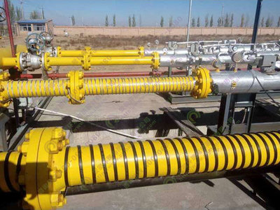 山西应县煤气站管道保温采用环瑞伴热带技术